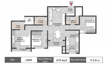 Century Mirai Floor Plan