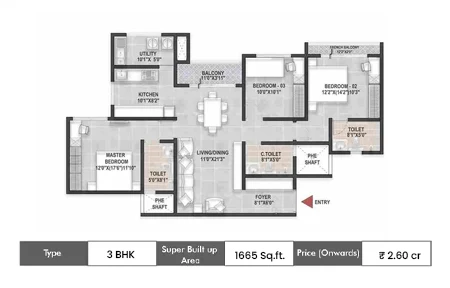 Century Mirai Floor Plan